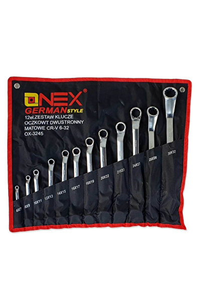 OEM Set of 12 combination wrenches 6 / 32mm Chrome Vanadium Cr V OX 3245