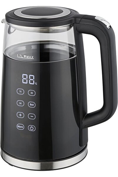 Koolen Smart Electric Kettle with Digital Display, 2200W, 1.7L, Black