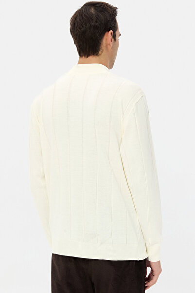 D'S Damat Ds Damat Regular Fit Ecru Sweater