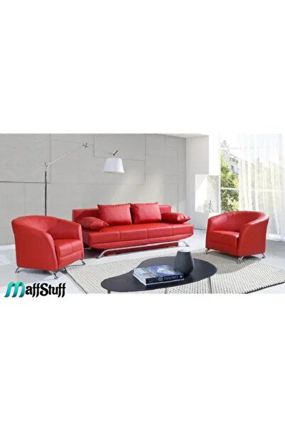 MaffStuff Self-adhesive Eco-leather Foil 50x138cm Red 📦