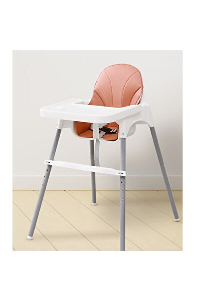 NKX Adjustable High Chair With Dining Tray And Safety Seat Belt with Cushion For Children