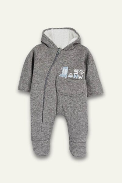 Zeyland بذلة داخلية من القطيفة للأطفال الأولاد - رمادي