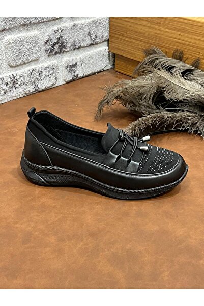 Deritarz أحذية الأم النسائية الناعمة المريحة من ليوس مع أحجار تقويمية