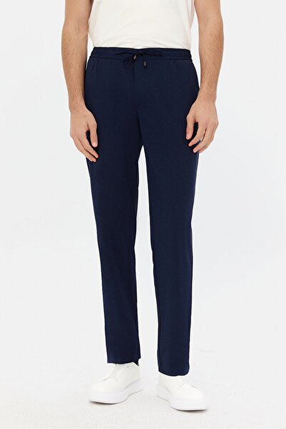 D'S Damat Ds Damat Comfort Fit Black Plain Jogger Pants