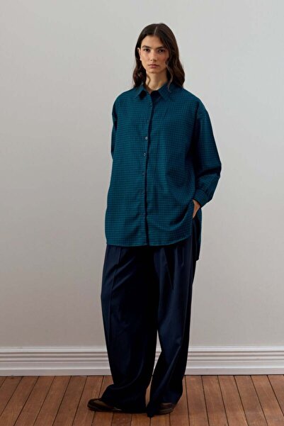 Ceylan Otantik Emerald Polka Dot Shirt