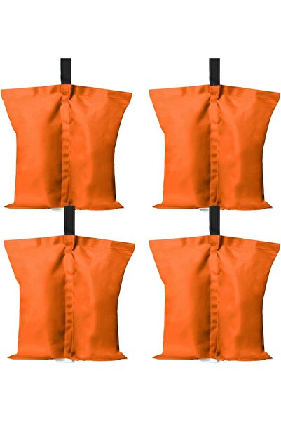 ABCCANOPY 54kg Tent Sand Bags, Pack of 4 (Orange)