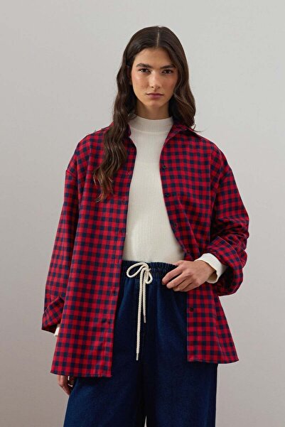 Ceylan Otantik Red Polka Dot Shirt