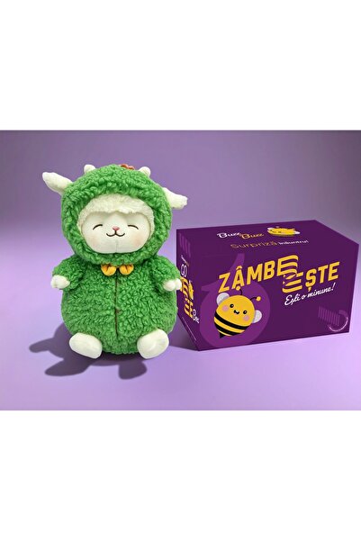 SMART TabbyBoo Set jucarie de plus Mielusel Cactus 25 cm cu Cutie cadou GoBeeBox