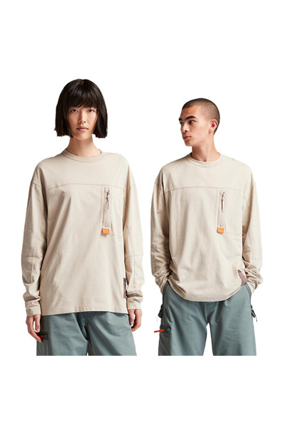 Timberland Ek+ Ls Tee Bej Erkek Sweatshirt
