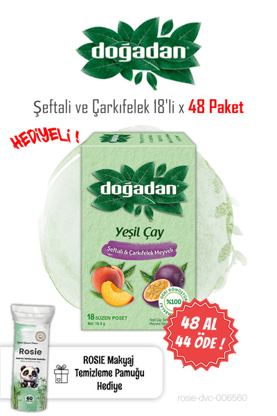 Doğadan Buy 48 Get 44 18-Pack of Peaches and Passionfruits, with Rosie as a Gift