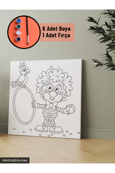 CeSht Canvas Painting Set Includes Brush and Paint