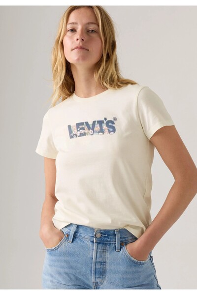 Levi's Logo Tshirt Bright White / Ti̇şört Ecru