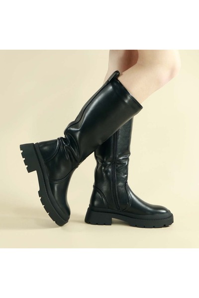 OEM Cizme lungi până la genunchi, pentru damă, căptușeală călduroasă la interior, 8717-29