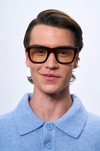 Bilge Karga Velmor Brown Men's Blue Light Protective Glasses