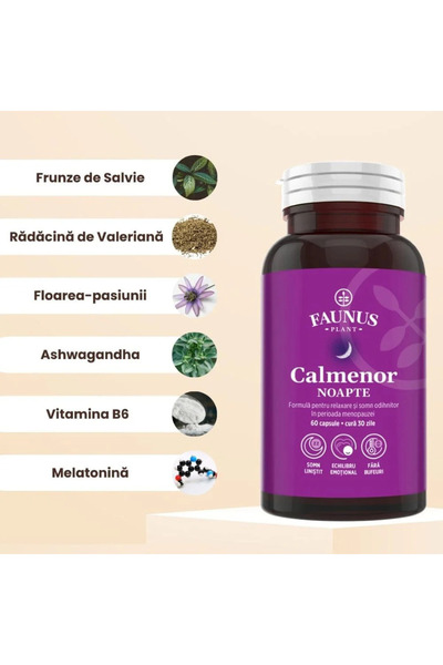 Faunus Plant Calmenor night - 60 capsules - Faunus
