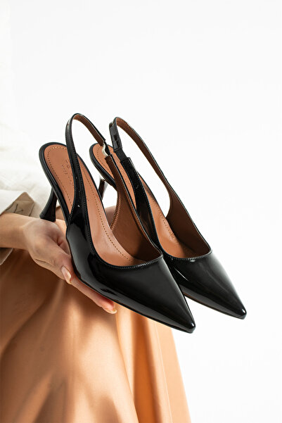 Cohy Kadın İnce Topuklu Slingback Şık Topuklu Ayakkabı
