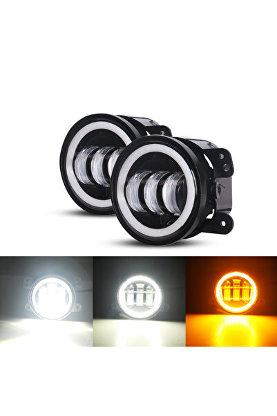 MR.SMART F.T.C LED Fog Light, 4 Inch Round Aluminum Housing, No-Fan Heat Dissipation System, Low Power Consumption.