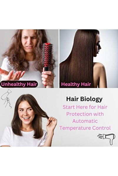 Houmt Professional Ionic Hair Dryer with 5 Nozzles