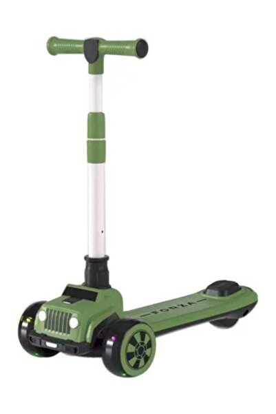 dehkah Foldable 3-Wheel Kick Scooter for Kids with LED Flashing Wheels