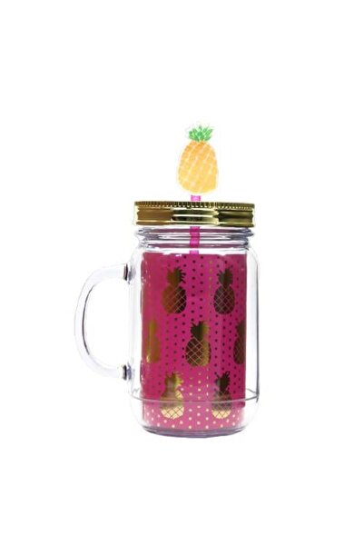 Meven Set Beauty كوب عصير الوسام مع قشة