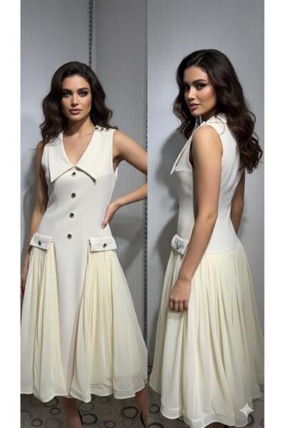 FASHIONAPPROACH فستان ميد بيج