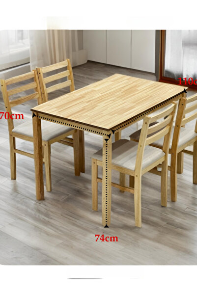 BEC39 Four-piece dining table set: Stylish modern design