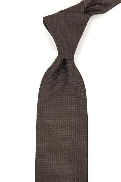 Kravatkolik Fragais Style Coffee Italian Silk Tie Ik2061