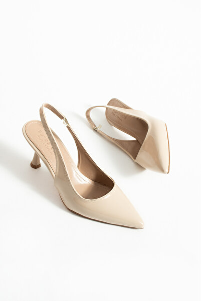 Cohy Kadın İnce Topuklu Slingback Şık Topuklu Ayakkabı