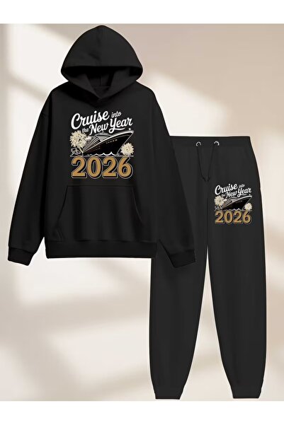 Flaubert Hanorac și pantaloni de trening pentru femei, cu imprimeu de Crăciun...