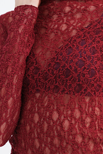 Addax Lace Transparent Blouse B17693