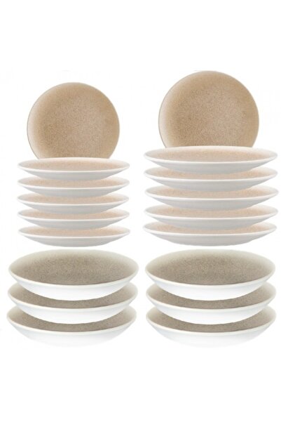 Bonna LUCA SALMON 18-piece dinner service set