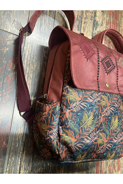 street&bagdnz Ethnic Authentic Bohemian Embroidery Backpack Daily Travel Camping Bag