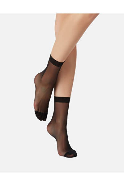 ALYA UNDERWEAR Women's Shiny Socks, 15 Denier, Fit