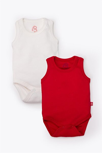 Bebetto بدلة رياضية من قطعتين (دائماً 40/1 إنترلوك) باللون الأحمر