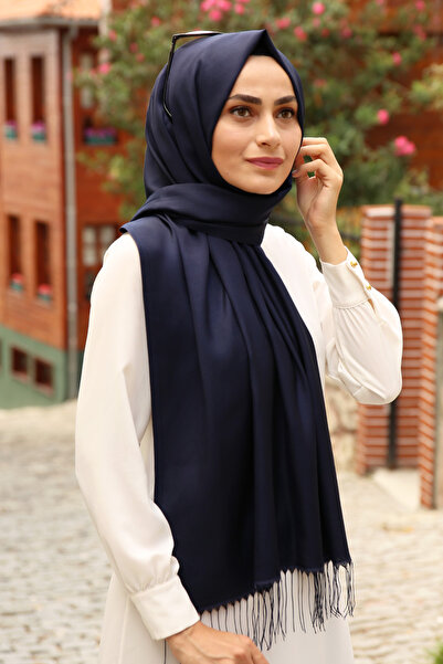 Feiza Collection Püsküllü Şal Lacivert