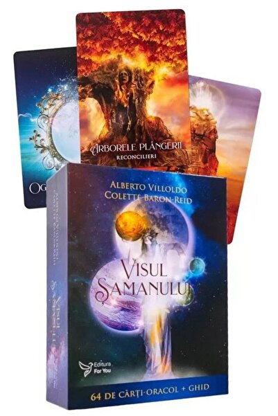 Editura For You Visul samanului. Set carti-oracol + ghid, Colette