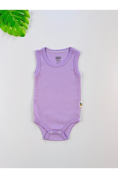 EFU BABY 100% Cotton Corded Fabric Straps Baby Undershirt Bodysuit