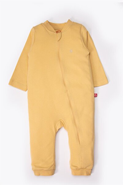 Bebetto Gloveless, Bootless Jumpsuit (Always Reported Interlock) Mustard