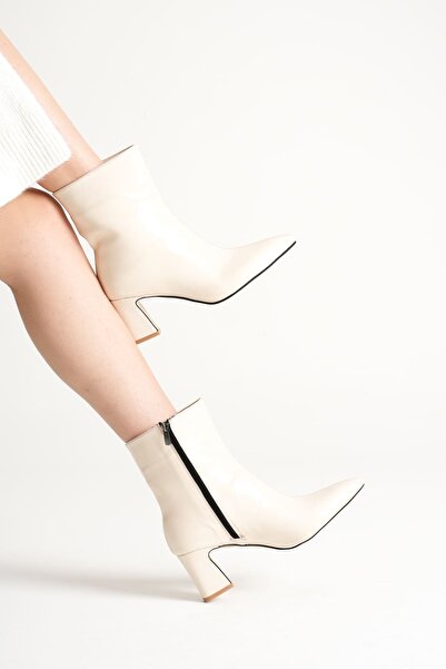 MARCHEO Γυναικείες χειμερινές μπότες με χοντρό τακούνι Nadia