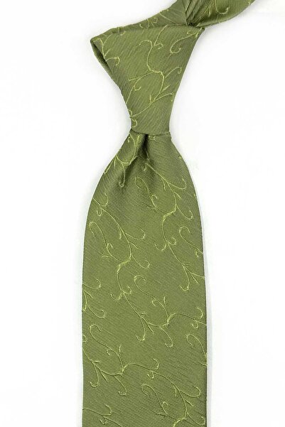 Kravatkolik Frasselli Style Green Italian Silk Tie Ik2080