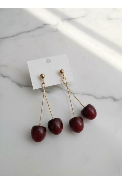 Meyras Touch Kadın Marka Model Tasarım Kiraz Küpe