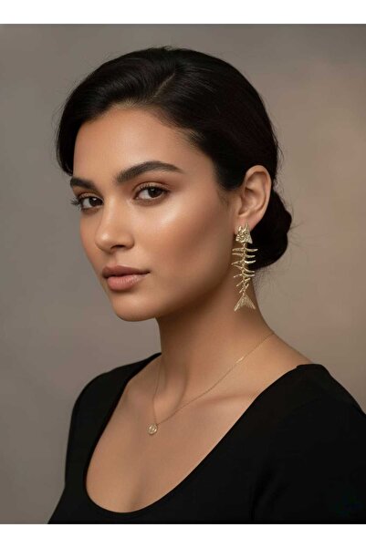 Meyras Touch Kadın Marka Model Balık Küpe