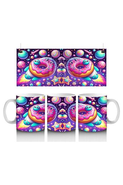 Wisdom Rain Space Travel Donuts Mug Cup That Makes Children Love Milk