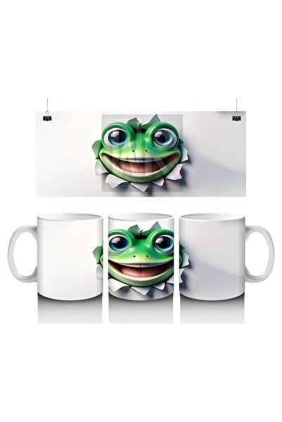 Wisdom Rain كوب ضفدع مثير للغدد الصماء يحب الأطفال الحليب