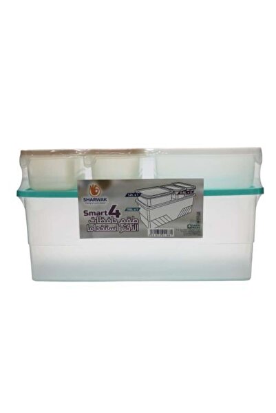 Meven Set Beauty مجموعة علب تخزين الطعام الذكية من شارواك | 4 علب