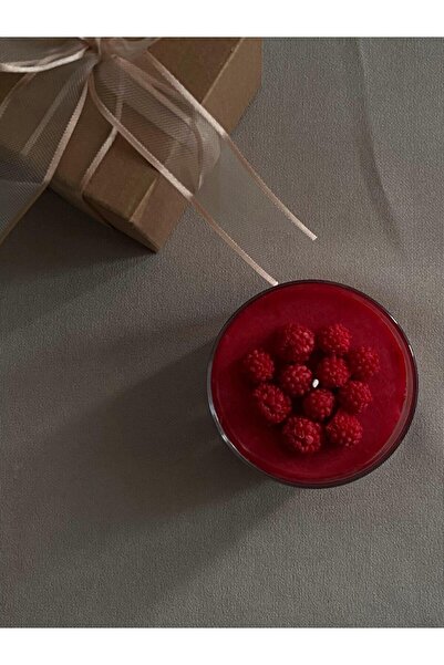 VINNOS HOME CONCEPT %100 Doğal Soya Balmumu, Frambuaz Aromalı - 230 ml, El Ya...