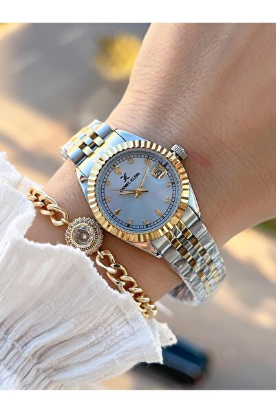 Daniel Klein 2 Years Warranty Jubile Cord 3 Atm Water Resistant Women Wristwatch+Bracelet F.Z.10974.4