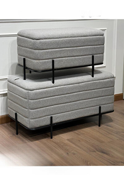 BEC39 Modern 2-piece storage box set - Smart seat and space in multiple colors