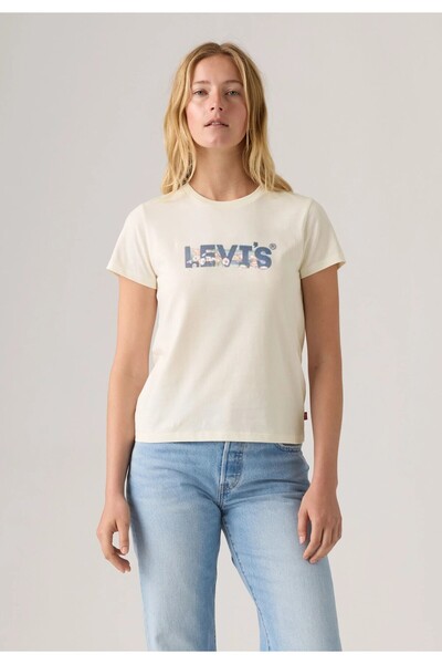 Levi's Logo Tshirt Bright White / Ti̇şört Ecru