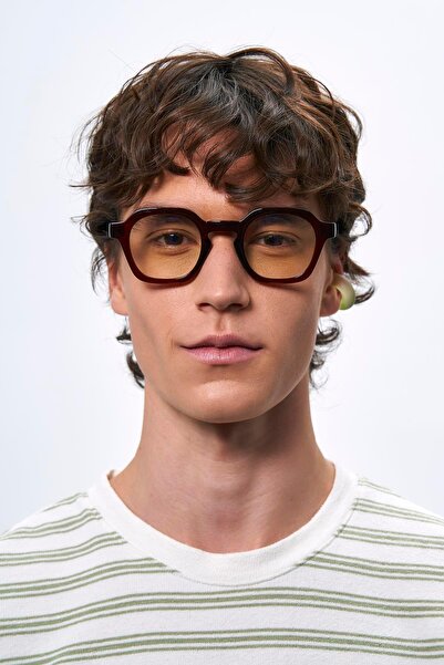 Bilge Karga Valeno Brown Men's Blue Light Protective Glasses